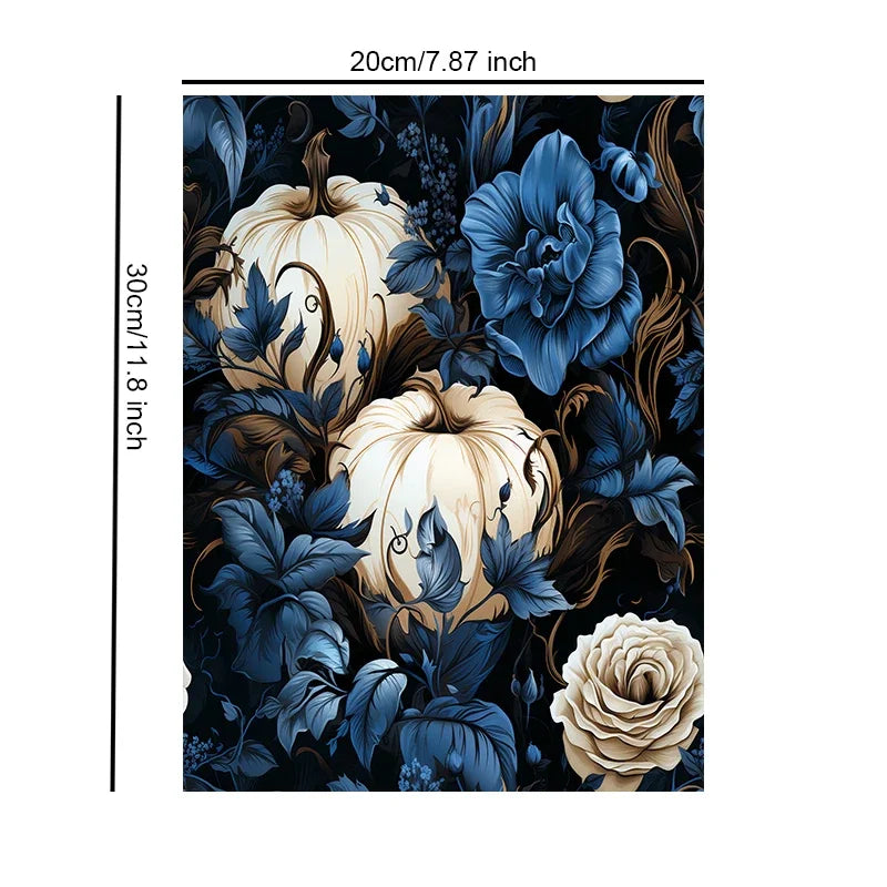 Retro Dark Roses Unframed Canvas Art Print Unframed Wall Poster For Living Room Bedroom Home Decor And Nice Gifts