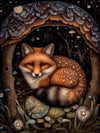 Midnight Animals Art Canvas Print Unframed Wall Poster Home Decoration for Bedroom Living Room & Great Gift Idea
