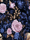 Retro Dark Roses Unframed Canvas Art Print Unframed Wall Poster For Living Room Bedroom Home Decor And Nice Gifts