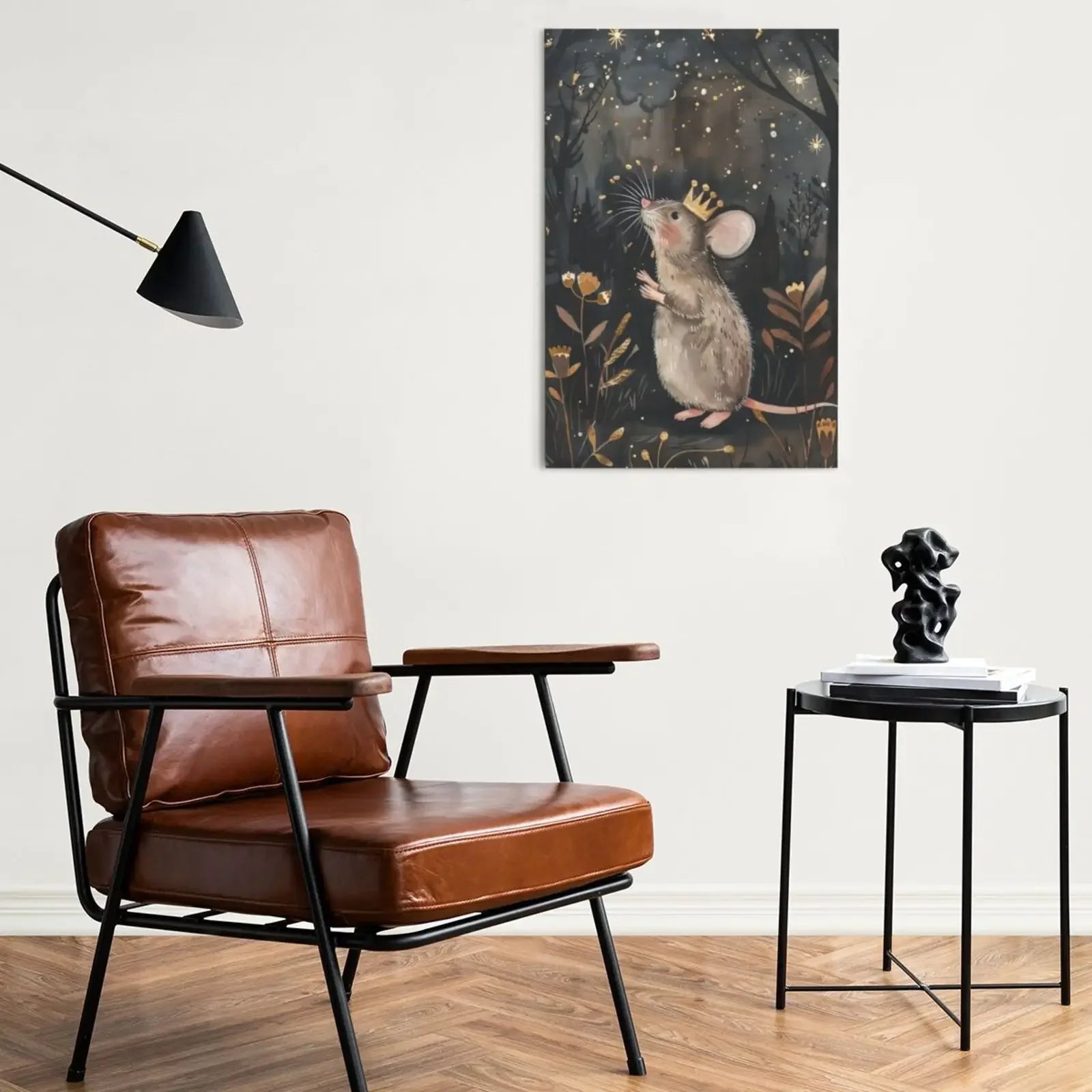 Regal Forest Animals Wall Art Unframed Canvas Print Poster Stylish Home Decor for Living Room Bedroom & Thoughtful Present