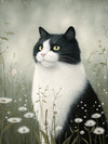 Unframed Canvas Cats Art Wall Poster Print For Living Room Bedroom Home Decoration Gifts