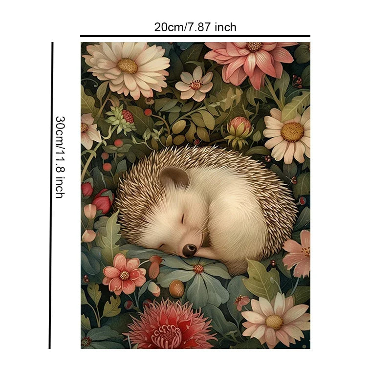 Sleeping Animals Style Unframed Canvas Wall Art Poster Home Decor for Bedroom Living Room & Wonderful Gift