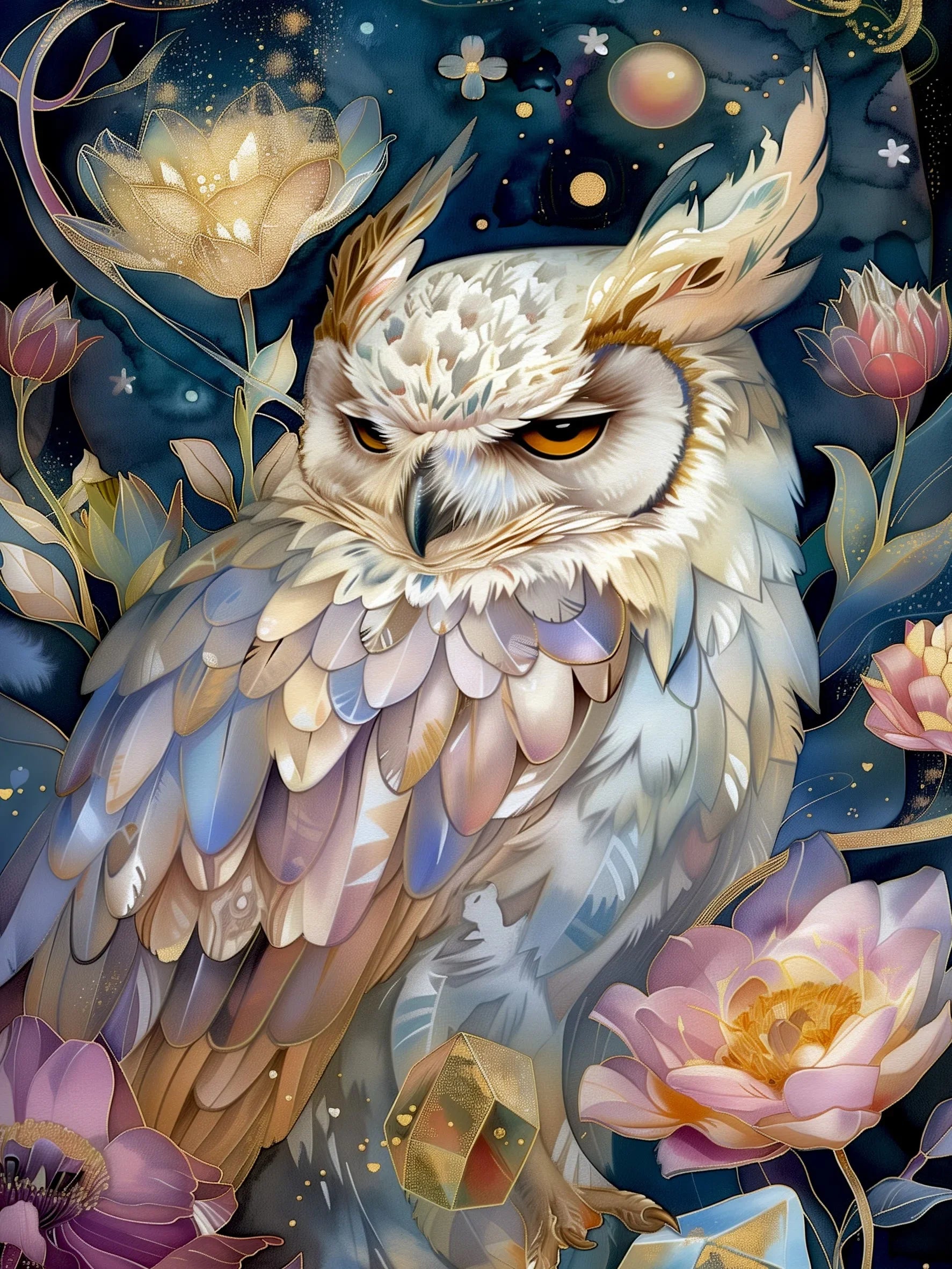 Crystal Animals Unframed Canvas Art Print Wall Poster For Living Room Bedroom Home Decor Nice Gifts