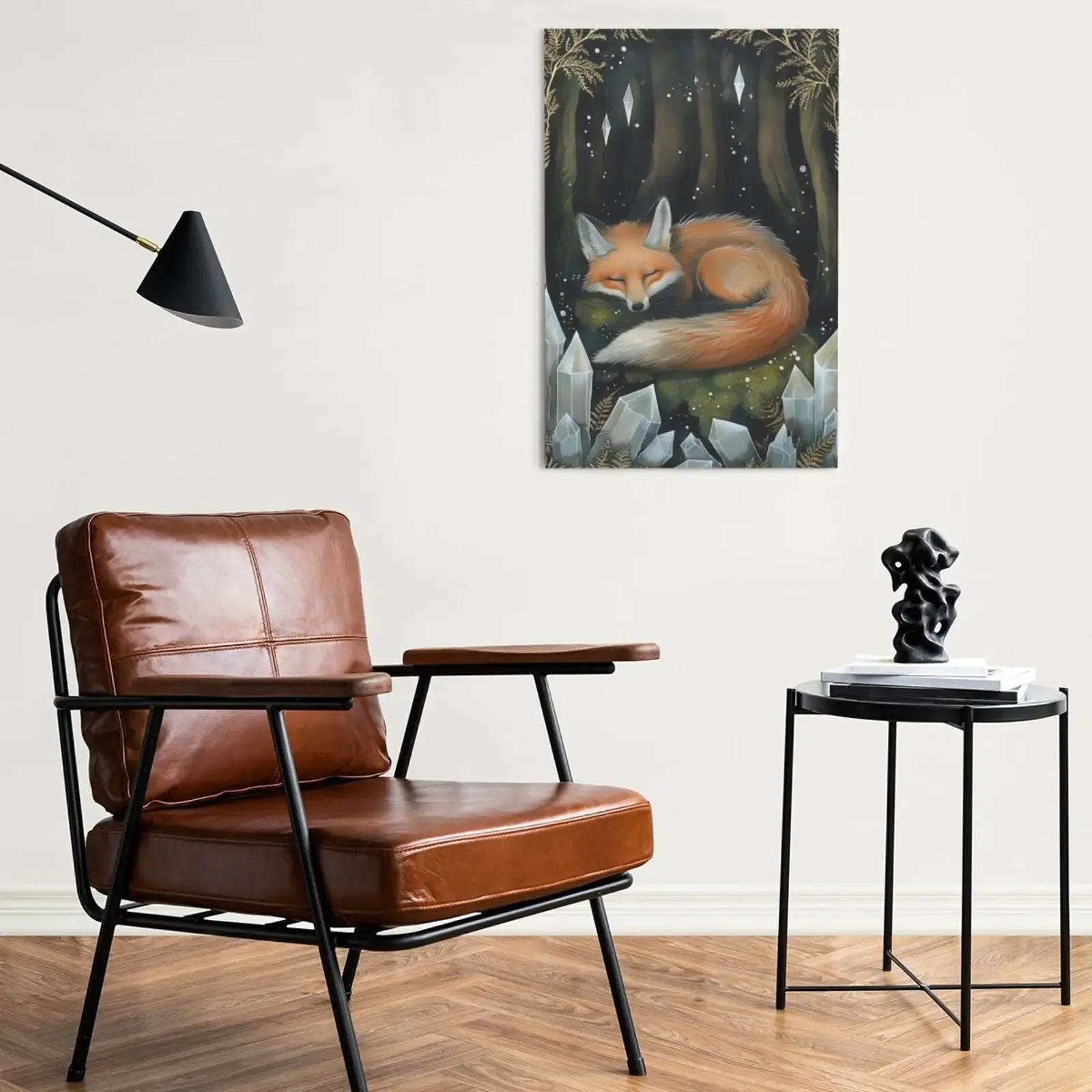 Home Living Room Bedroom Decor Unframed Canvas Forest Animals Wall Art Poster Print Ideal Gift Choice