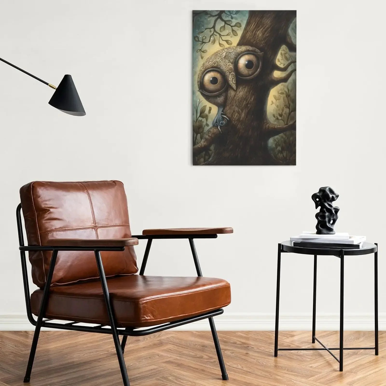 The Watching Forest Unframed Canvas Art Poster Modern Wall Decor for Home Living Room Bedroom & Ideal Present