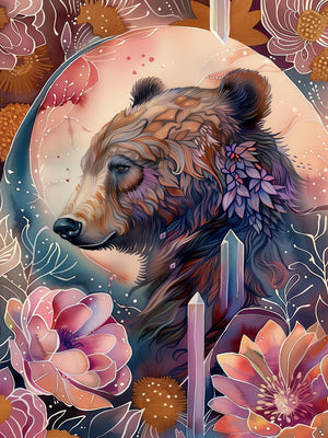Crystal Animals Unframed Canvas Art Print Wall Poster For Living Room Bedroom Home Decor Nice Gifts
