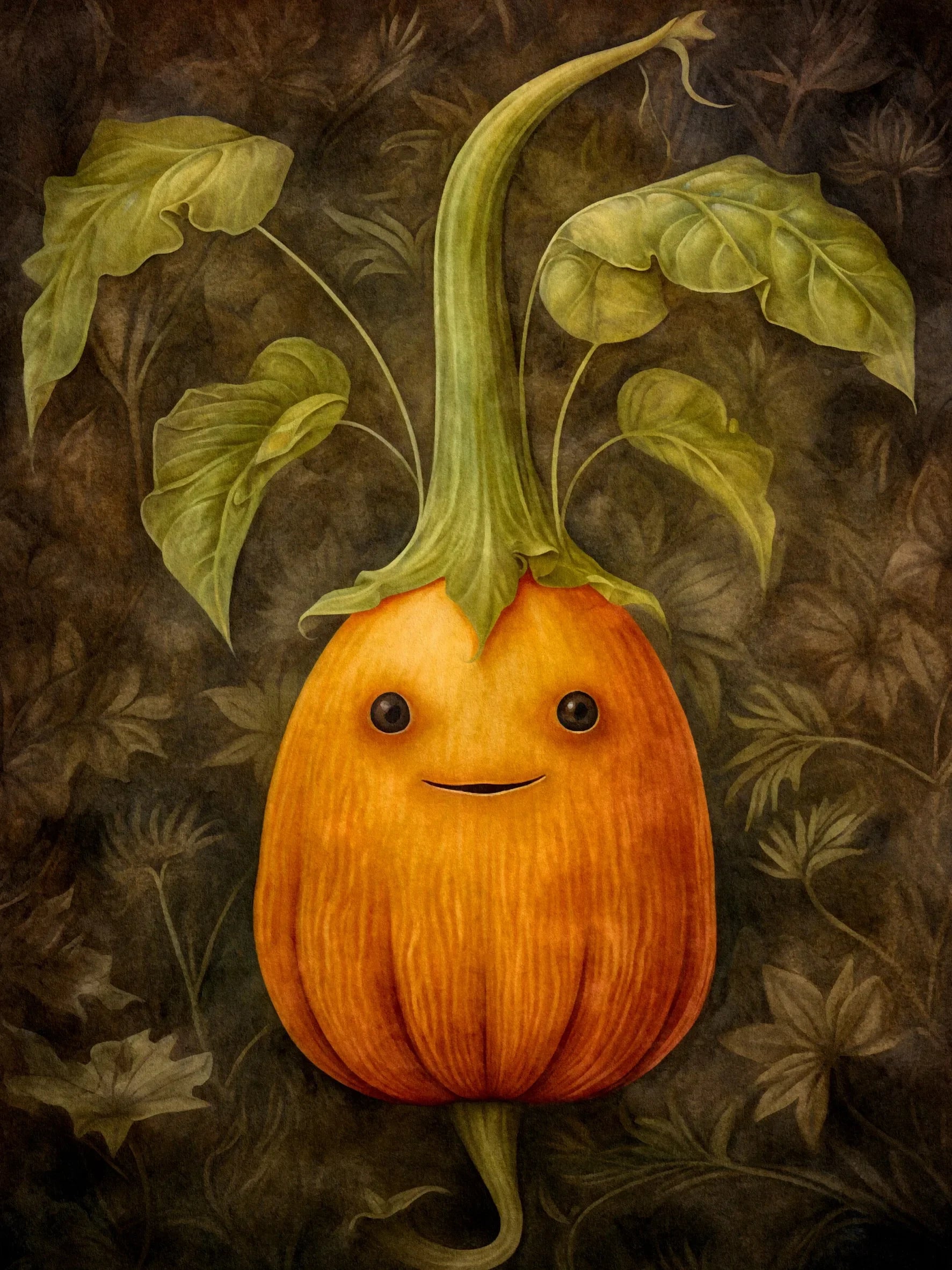 Unframed Art Print Poster Canvas Retro Cute Vegetable Wall Decor For Living Room Bedroom Home Decoration