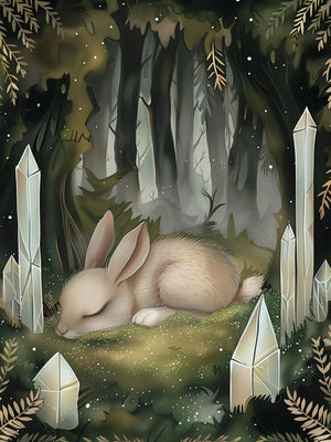 Home Living Room Bedroom Decor Unframed Canvas Forest Animals Wall Art Poster Print Ideal Gift Choice