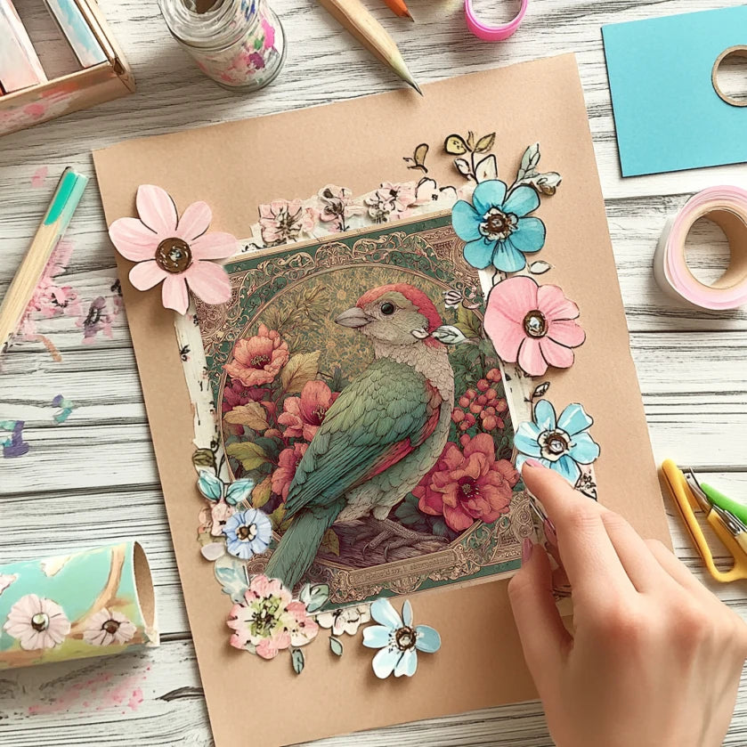 Scrapbook Paper Pack (36 Sheets, 6"x6"): Eye-Catching Vintage Prints for Scrapbooking, Origami & DIY Decor –Hot Craft Stationery