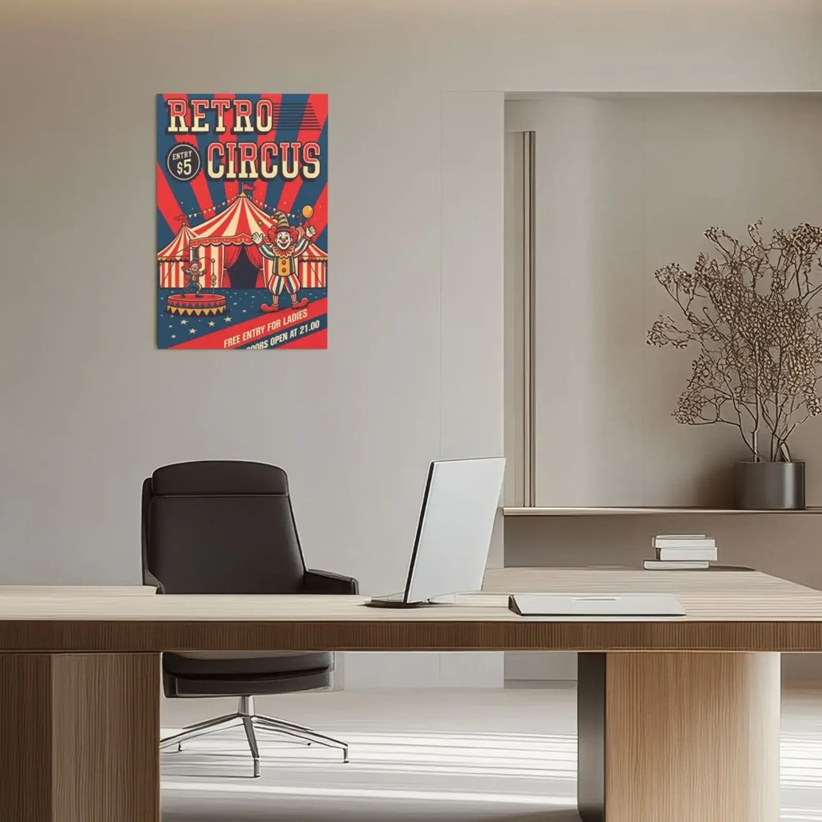 Retro Poster Scenes Unframed Canvas Print Poster Wall Art for Home Living Room Bedroom Decor & Ideal Gift Choice