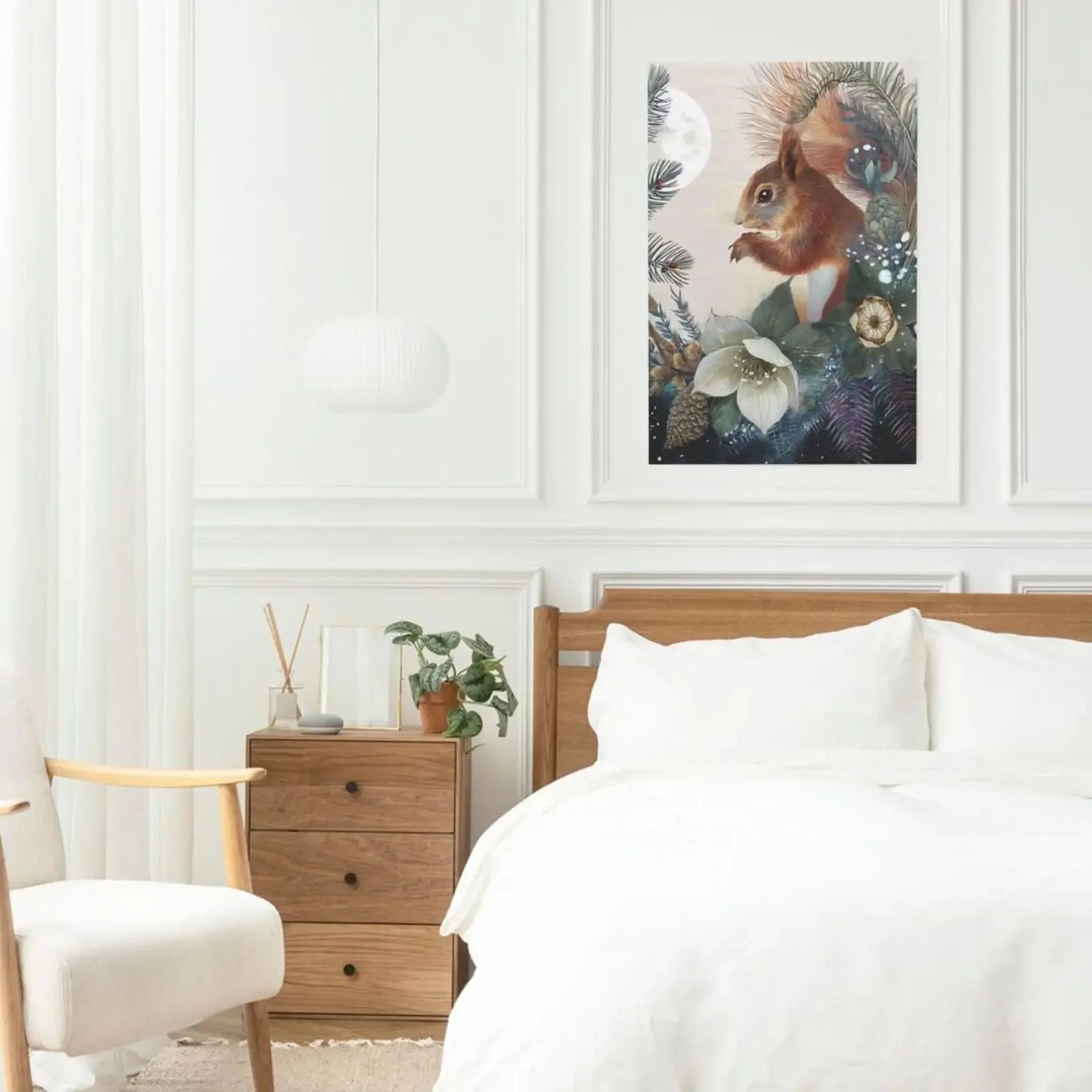 Unframed Canvas Wall Poster Dark of Winter Art Print For Home Living Room Bedroom Decor Great Gift