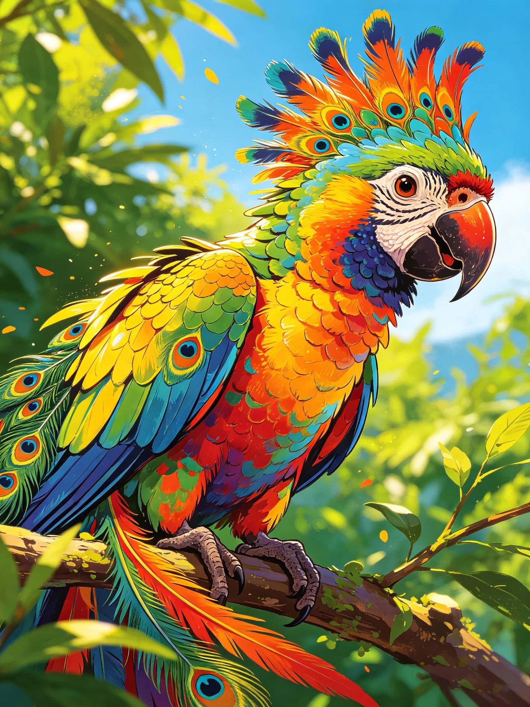 Unframed Poster Wall Art Canvas Print Colorful Animals For Home Living Room Bedroom Decoration Gift