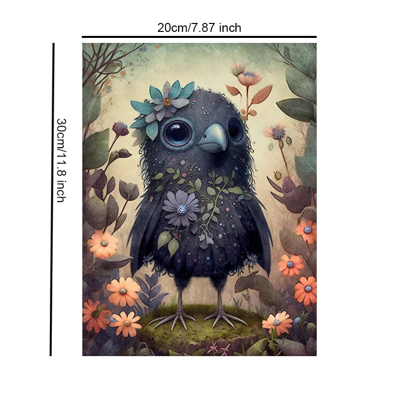 Unframed Canvas Print Wall Poster Cute Forest Animals Art For Living Room Bedroom Home Decor Lovely Gifts