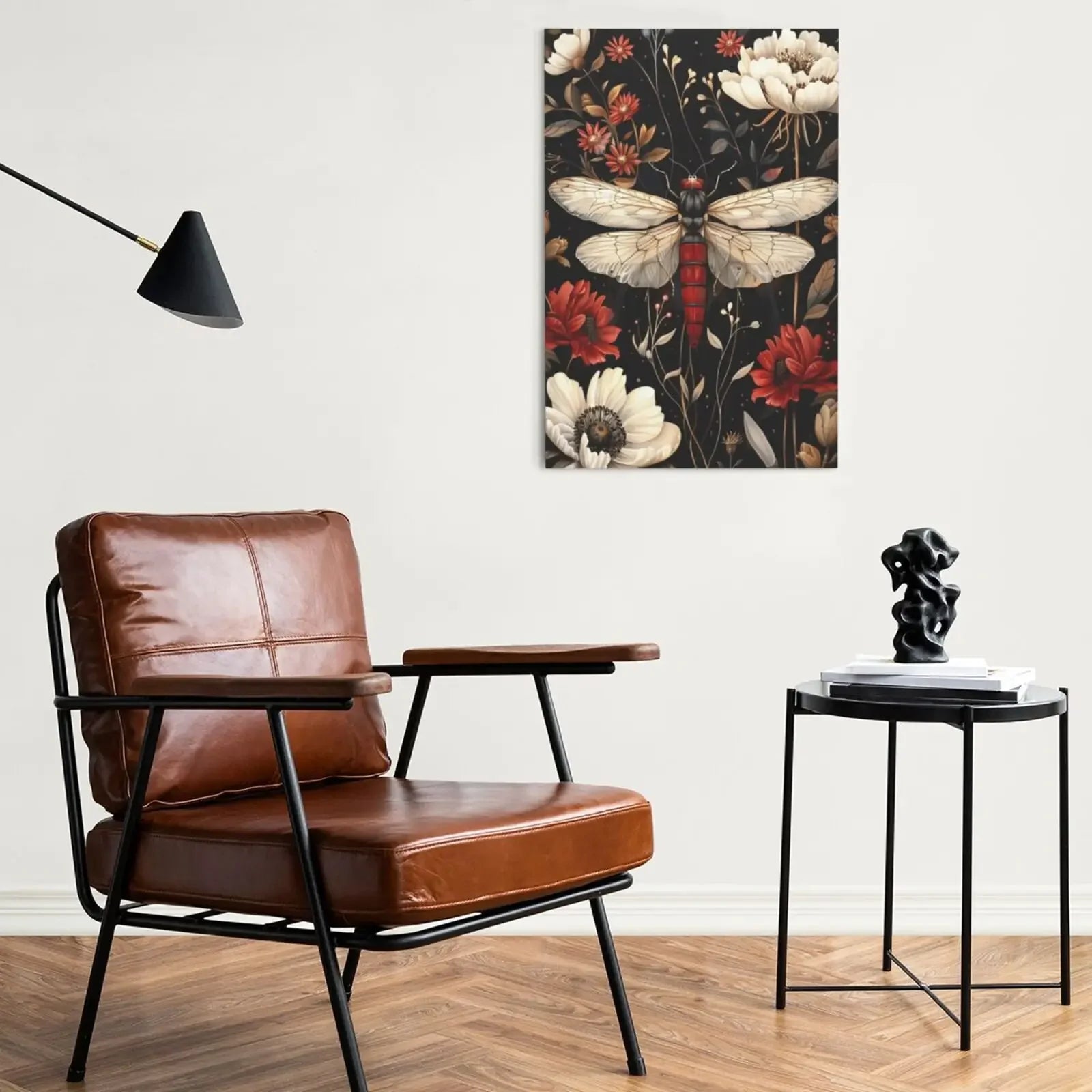 Unframed Wall Decor Art Canvas Print Botanical Bugs Poster For Living Room Bedroom Home Decoration