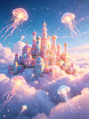 Dreamy Star Scenery Unframed Canvas Wall Art Print Poster For Home Living Room Bedroom Decoration Gift Idea