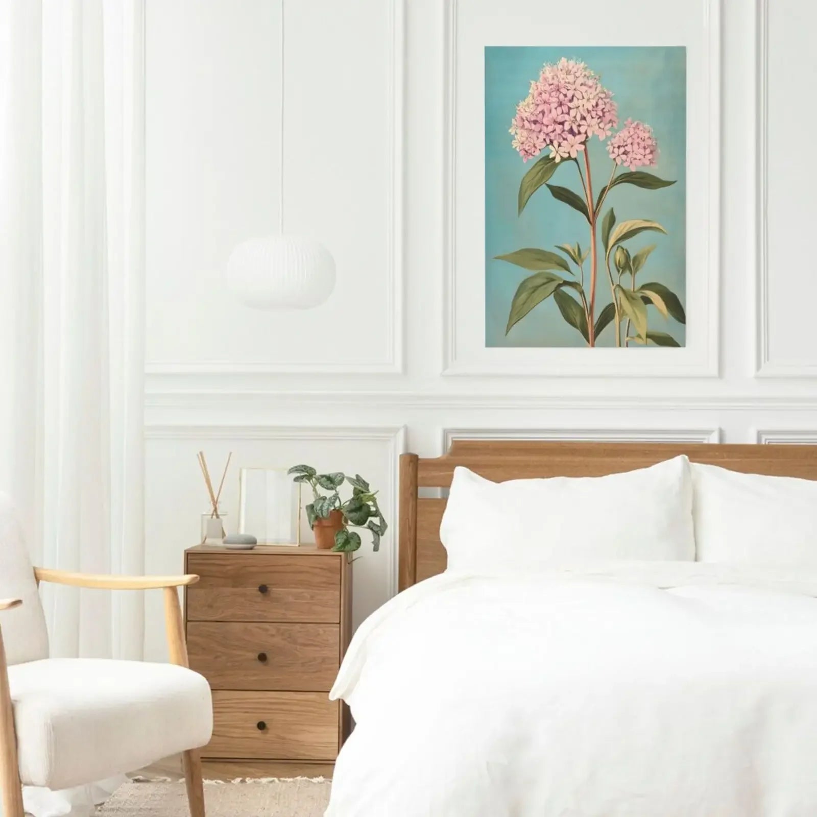 Wildflower Unframed Canvas Print Poster Artwork Modern Wall Art for Living Room Bedroom Home Wall Decor & Perfect Gift Idea