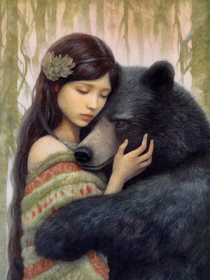 Unframed Canvas Poster Wall Decor Animal Lovers - Art Print For Living Room Bedroom Home Gifts