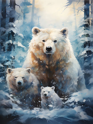 Christmas Theme Art Unframed Canvas Retro Print Wall Poster For Living Room Bedroom Home Decor Perfect Gifts