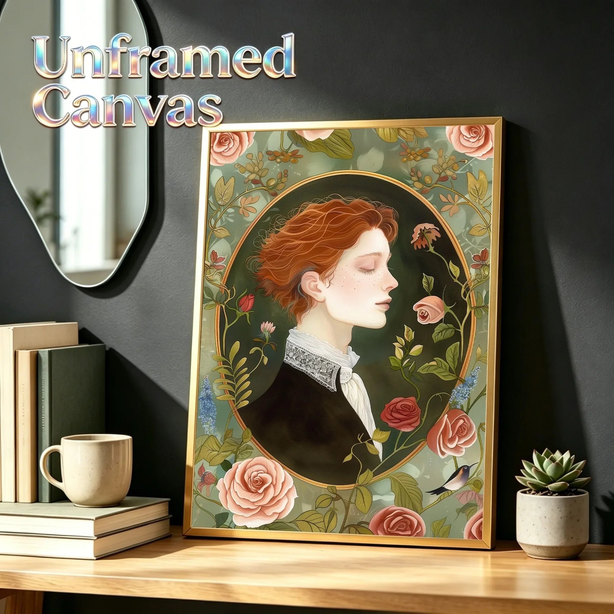 Unframed Canvas World Women Canvas Print Poster Wall Art Poster for Living Room Bedroom Home Decor Gifts