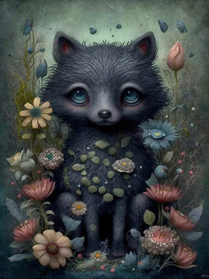 Unframed Canvas Print Wall Poster Cute Forest Animals Art For Living Room Bedroom Home Decor Lovely Gifts