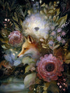 Flowers & Animals Print Unframed Canvas Art Poster Modern Wall Decor for Bedroom Living Room & Wonderful Gift Choice