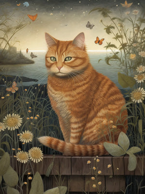 Unframed Canvas Cats Art Wall Poster Print For Living Room Bedroom Home Decoration Gifts