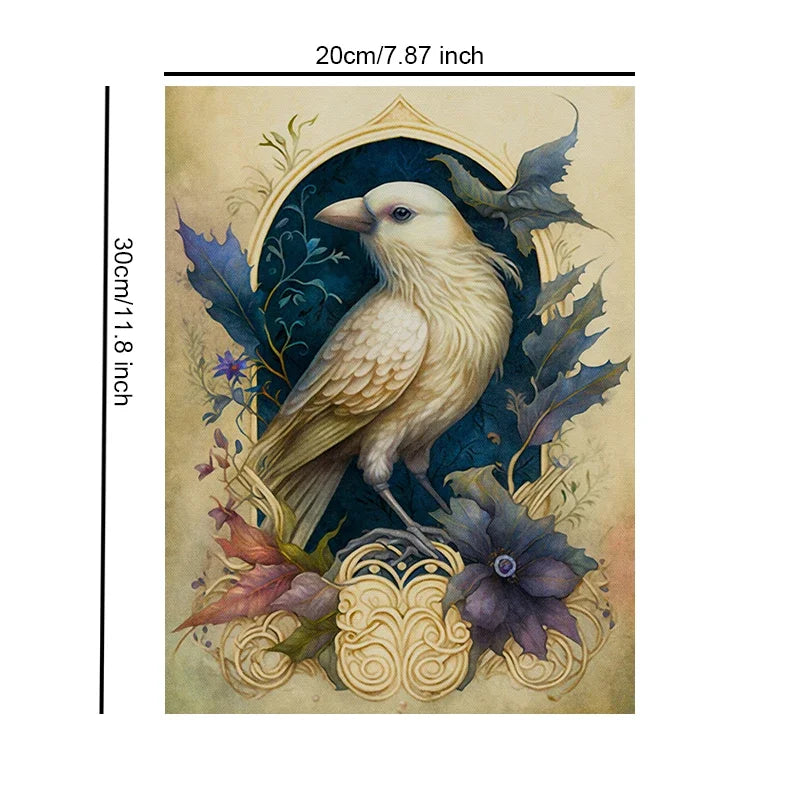 White Animals Unframed Canvas Wall Art Print Poster Home Decoration for Living Room Bedroom and Ideal Gift for Friends Family