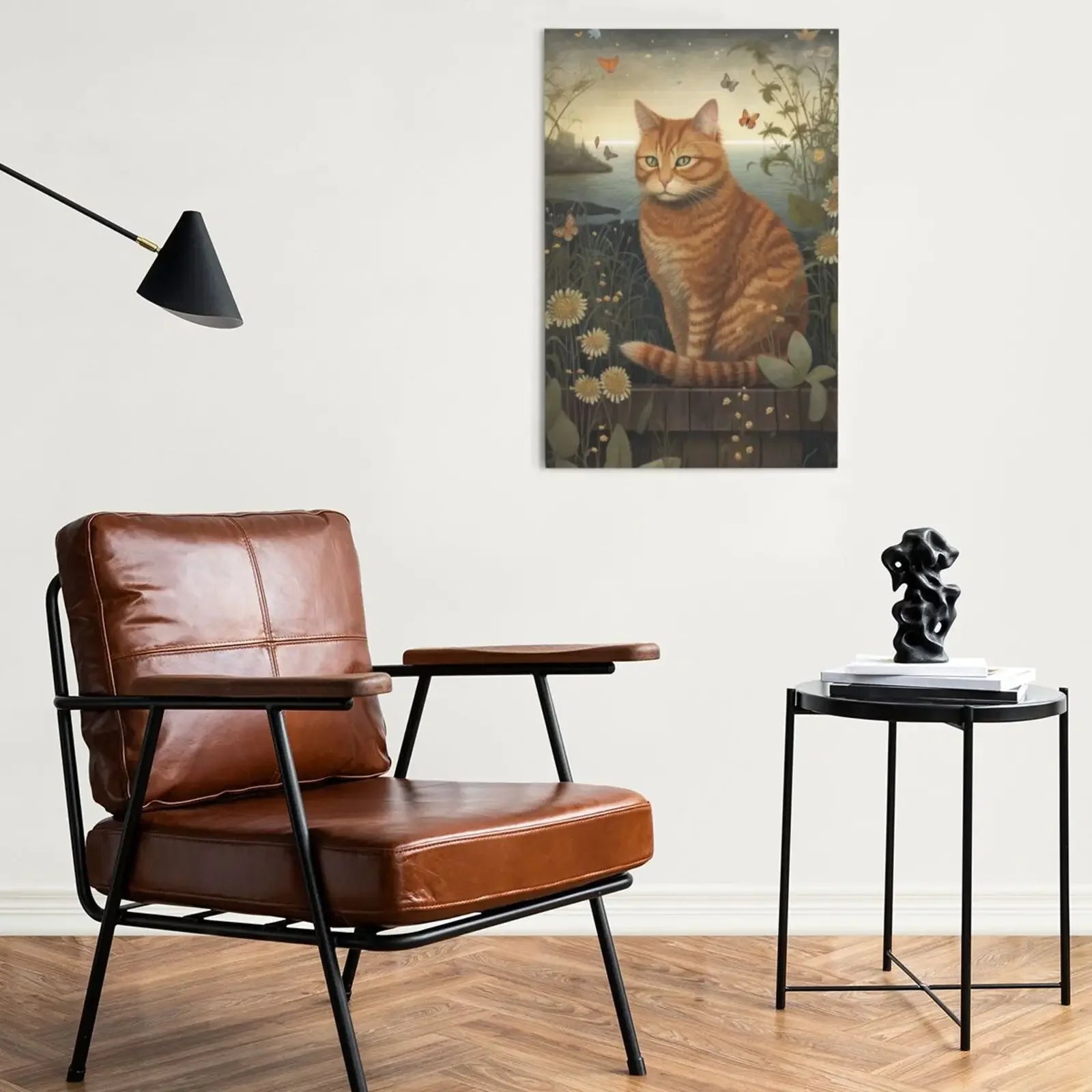 Unframed Canvas Cats Art Wall Poster Print For Living Room Bedroom Home Decoration Gifts