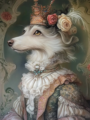 Royalty Animal Art Print Unframed Canvas Wall Poster Modern Home Decoration for Bedroom Living Room & Great Gift
