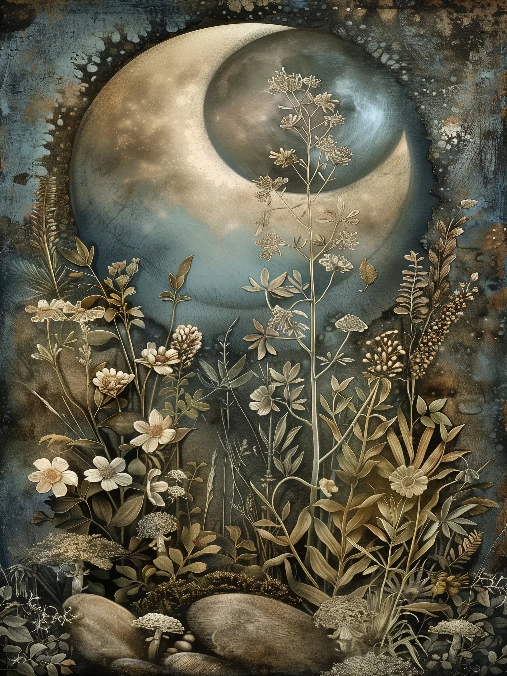 Unframed Canvas Art Poster Retro Fairytale Woodland Wall Decor For Living Room Bedroom Home Decoration Gift
