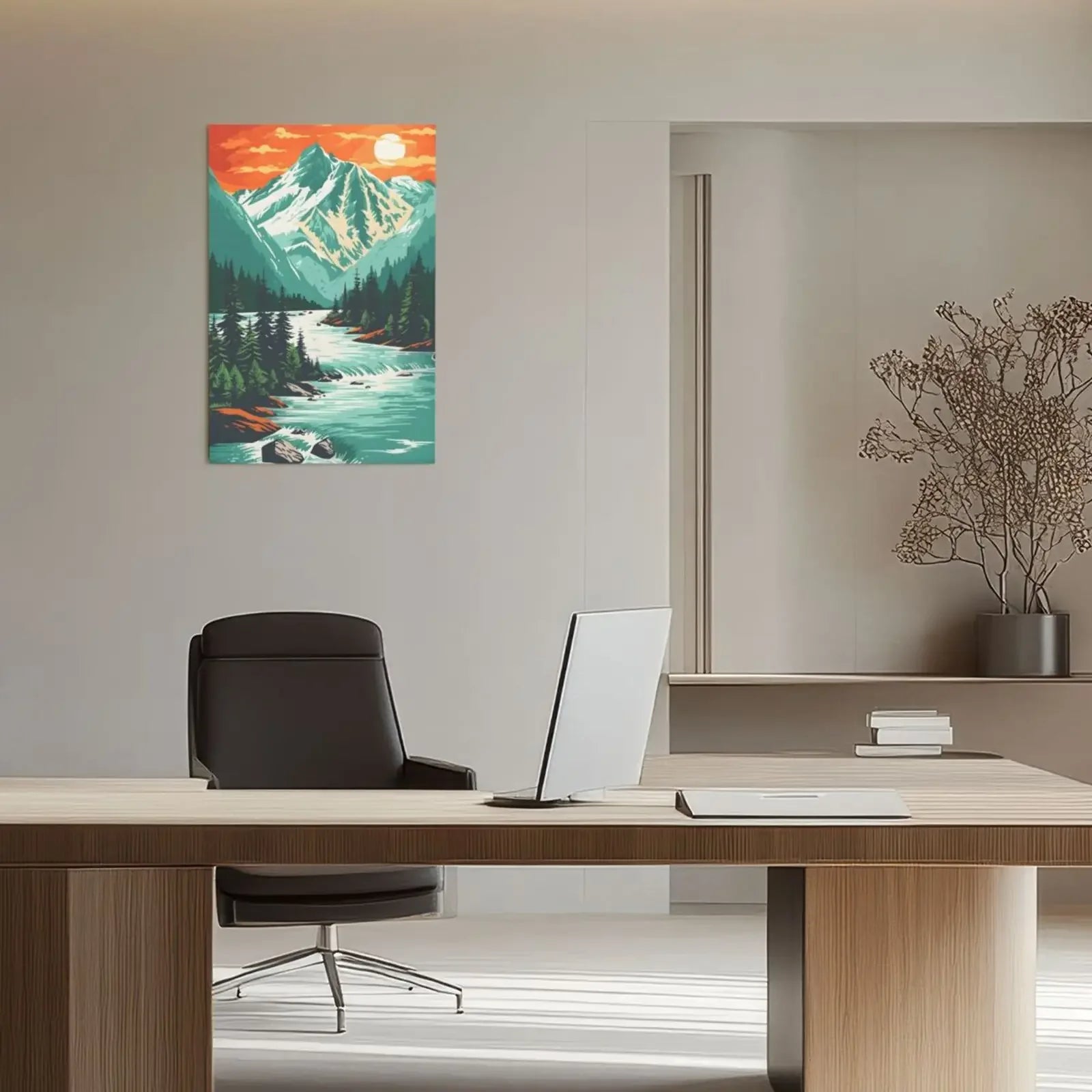 Living Room Bedroom Home Wall Art Unframed Canvas Beautiful Landscape Print Poster Decor Perfect Gift