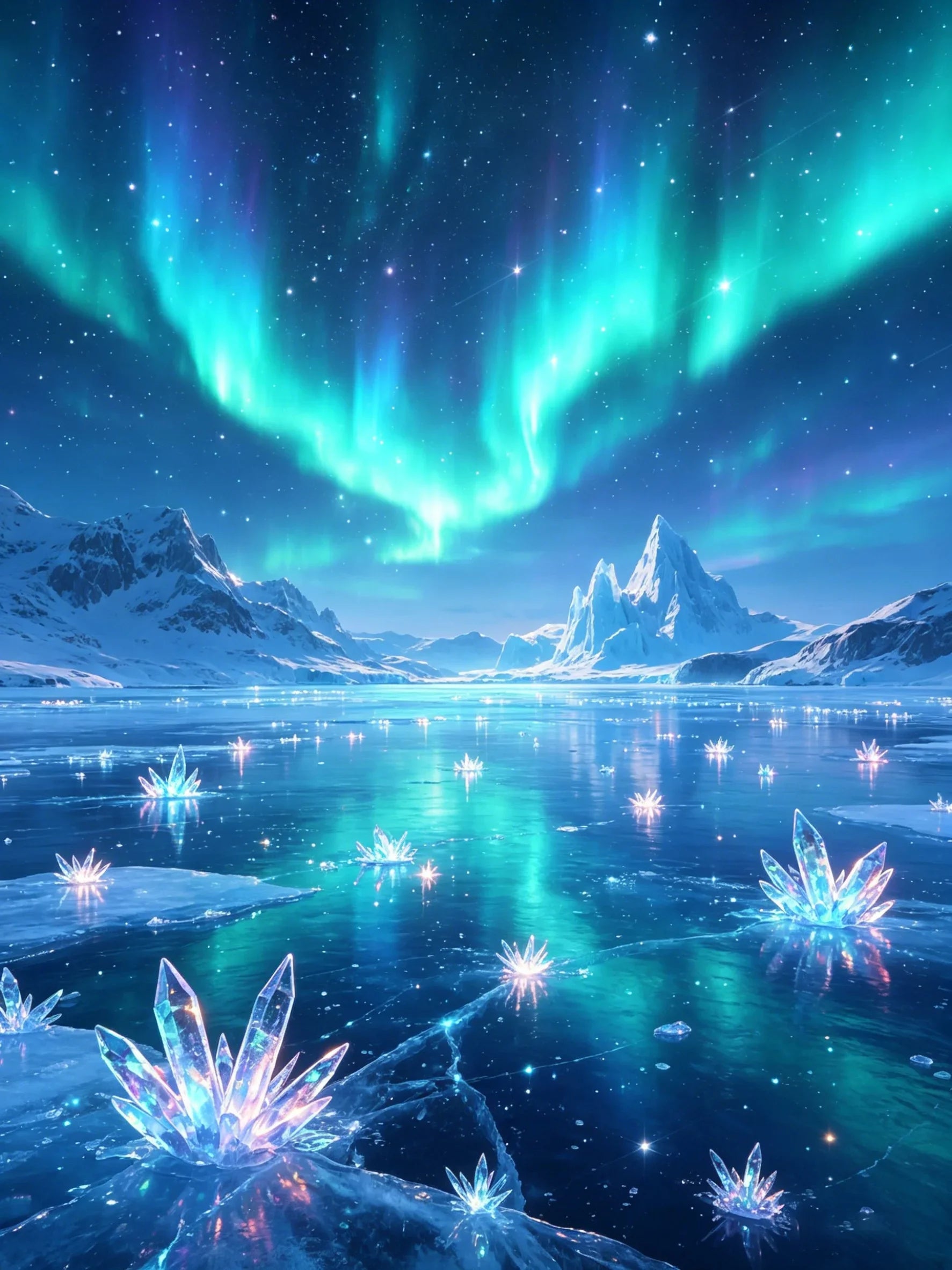 Dreamy Star Scenery Unframed Canvas Wall Art Print Poster For Home Living Room Bedroom Decoration Gift Idea