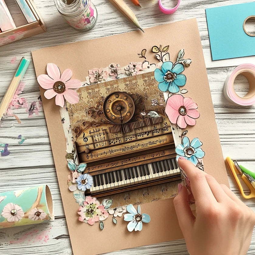 6"x6" Scrapbook Paper Set (36 Sheets): Artful Prints for Scrapbooking, Origami, Planner & Card DIY .