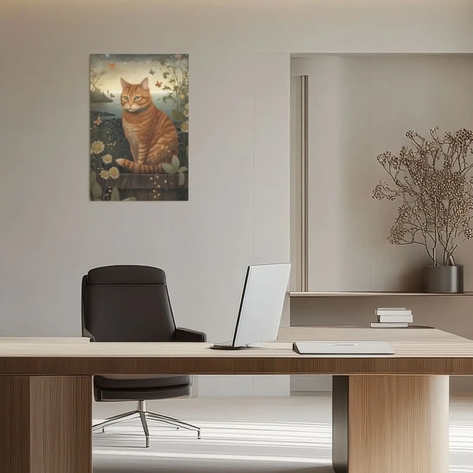 Unframed Canvas Cats Art Wall Poster Print For Living Room Bedroom Home Decoration Gifts