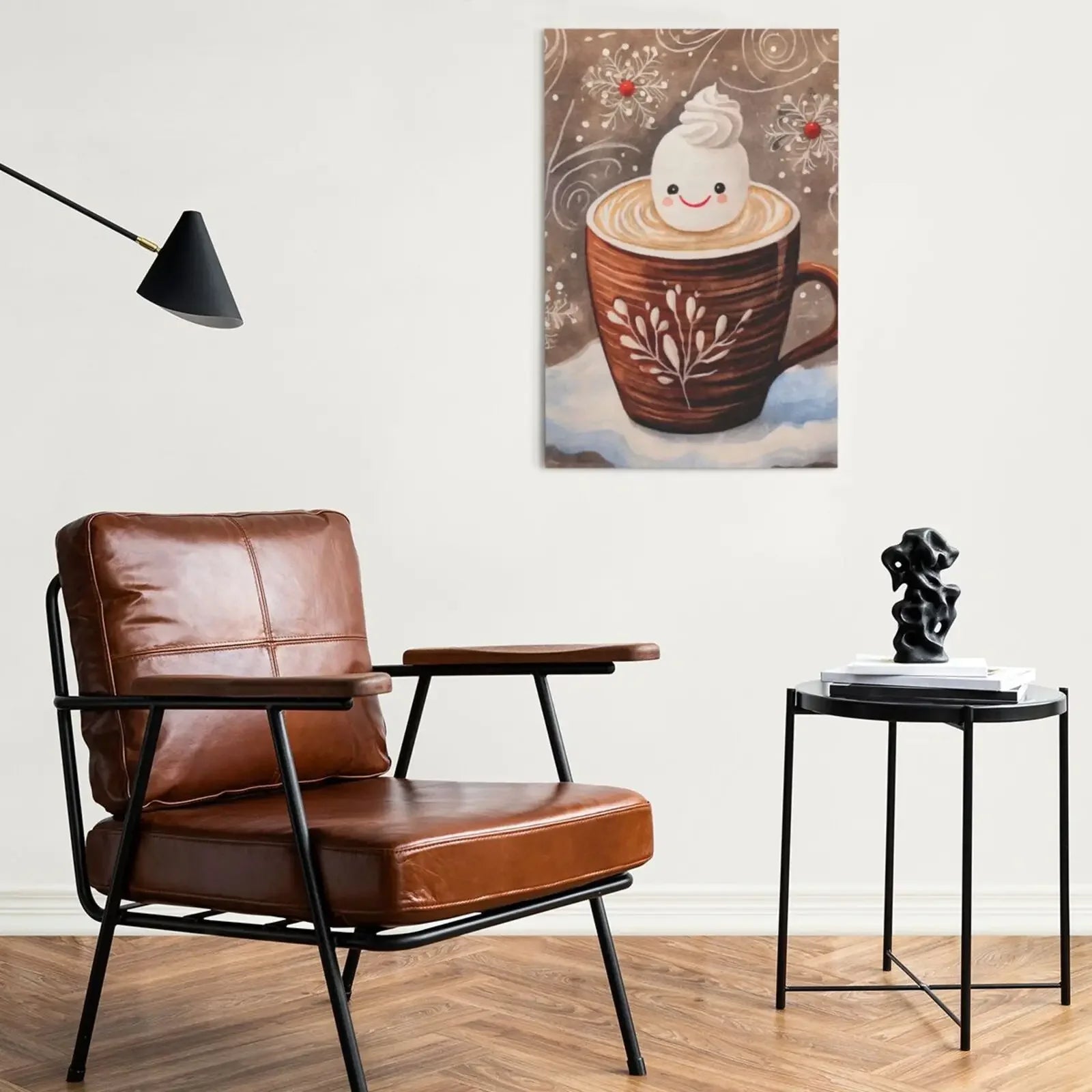 Funny Christmas Chic Art Unframed Canvas Print Poster Wall Picture for Living Room Bedroom Home Decor & Lovely Present