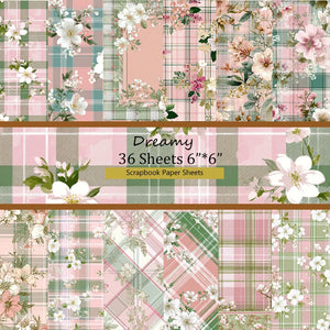 Scrapbook Paper Pack (36 Sheets, 6"x6"): Vintage Patterns for Scrapbooking, Origami, Junk Journal & Card Making .