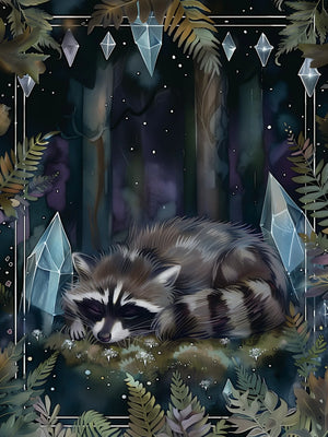 Home Living Room Bedroom Decor Unframed Canvas Forest Animals Wall Art Poster Print Ideal Gift Choice