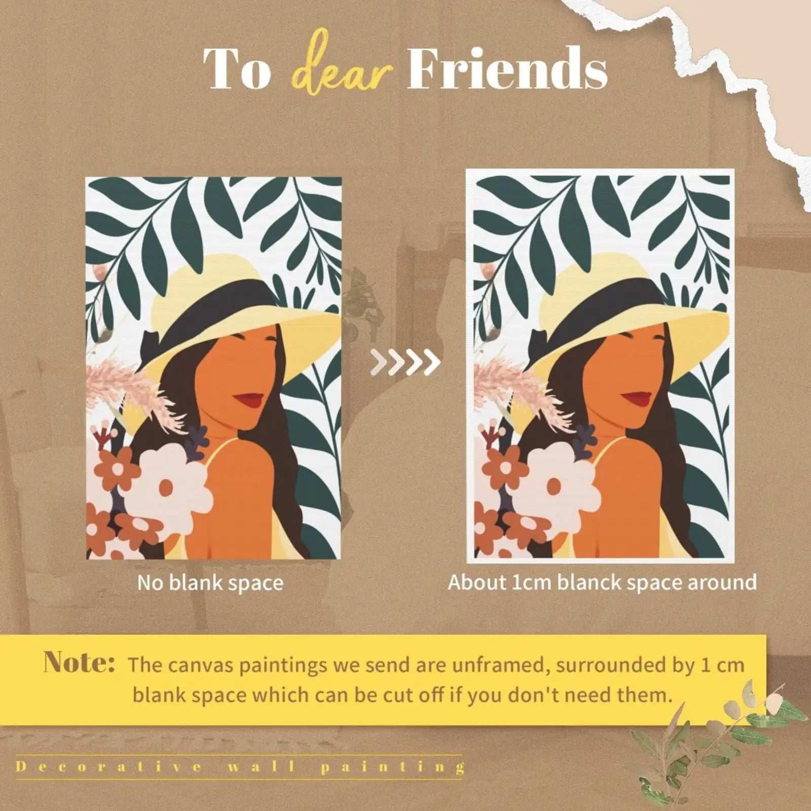Unframed Canvas Wall Art Print Poster Art Girl For Home Living Room Bedroom Decor Nice Gifts
