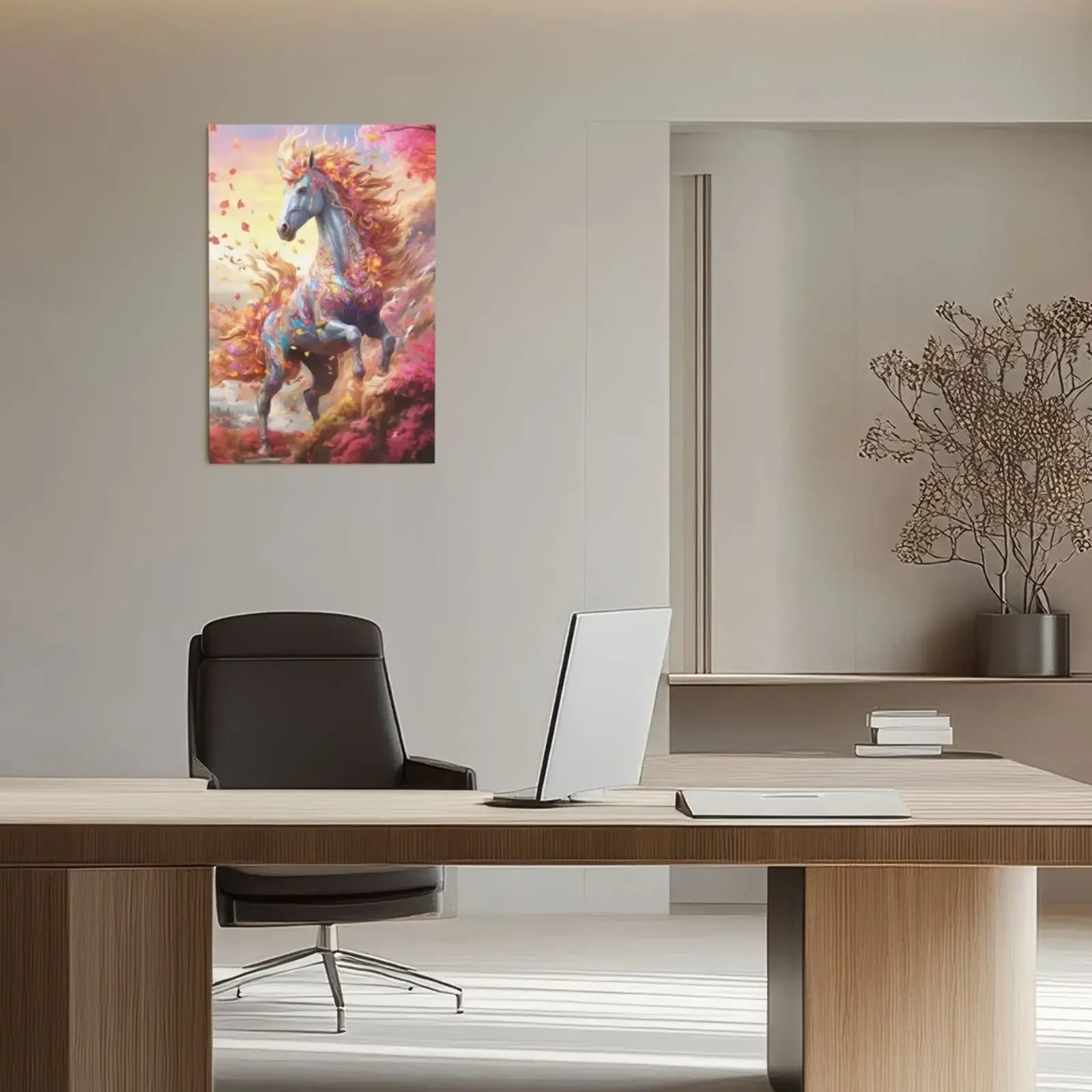 Unframed Canvas Wall Art Poster Print Fantasy Unicorns For Home Bedroom Living Room Decoration Gift Idea