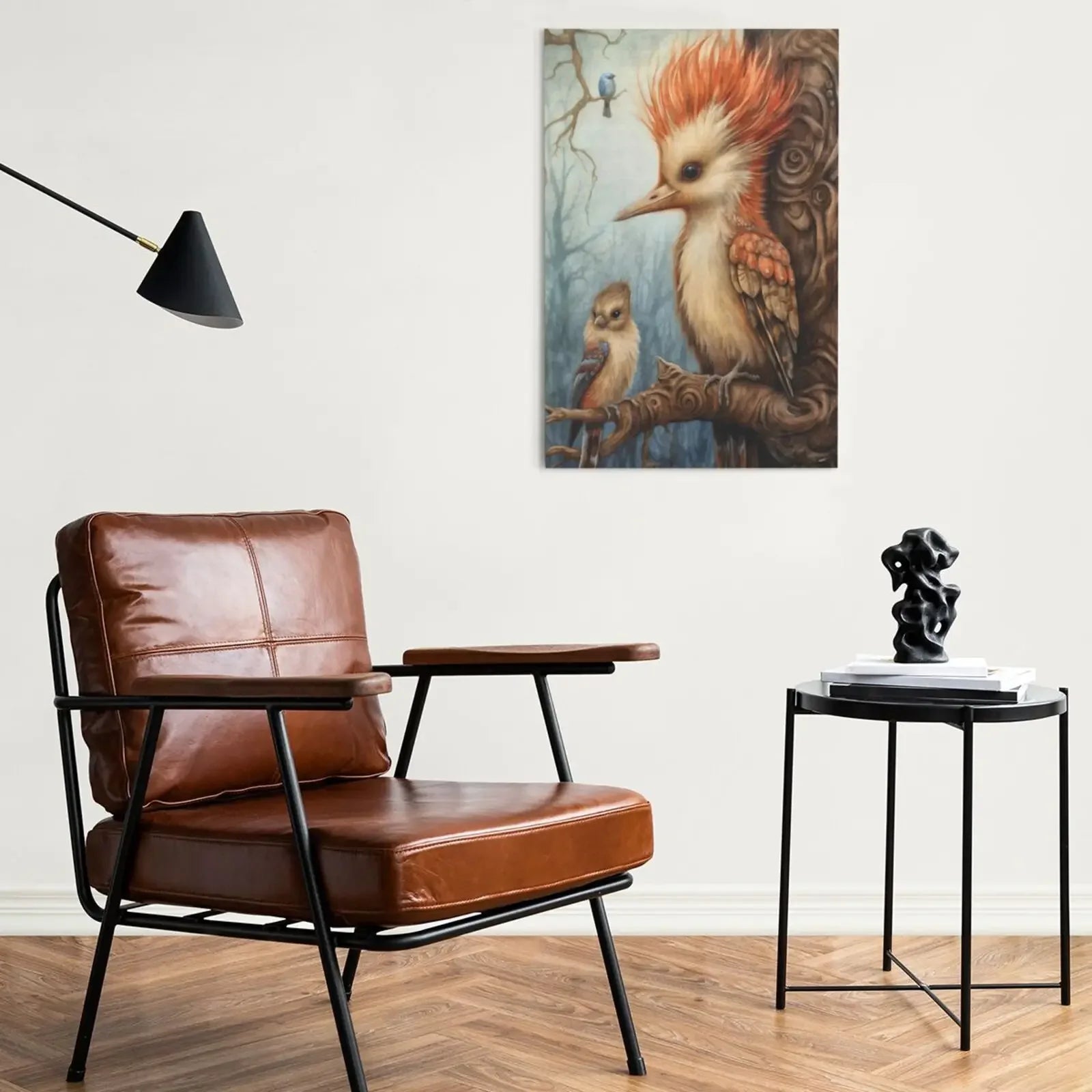Mystical Woodland Style Unframed Canvas Art Print Wall Poster Modern Decor for Living Room Bedroom & Special Gift