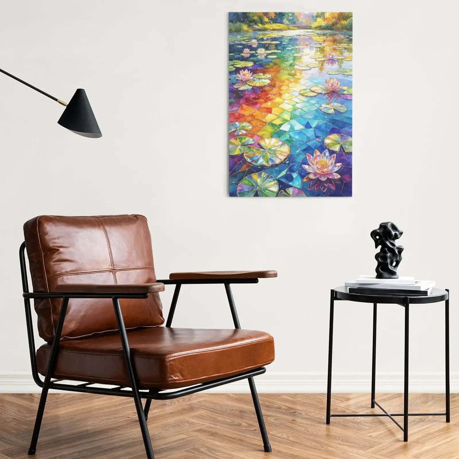Gorgeous Watercolor Painting Unframed Canvas Art Poster Wall Decor for Living Room Bedroom Home & Perfect Gift Choice
