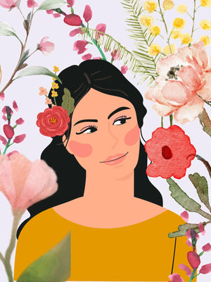 Unframed Canvas Wall Art Print Poster Art Girl For Home Living Room Bedroom Decor Nice Gifts