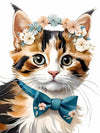 Calico Kitten Unframed Canvas Poster Wall Art Print For Home Living Room Bedroom Decor Nice Gift