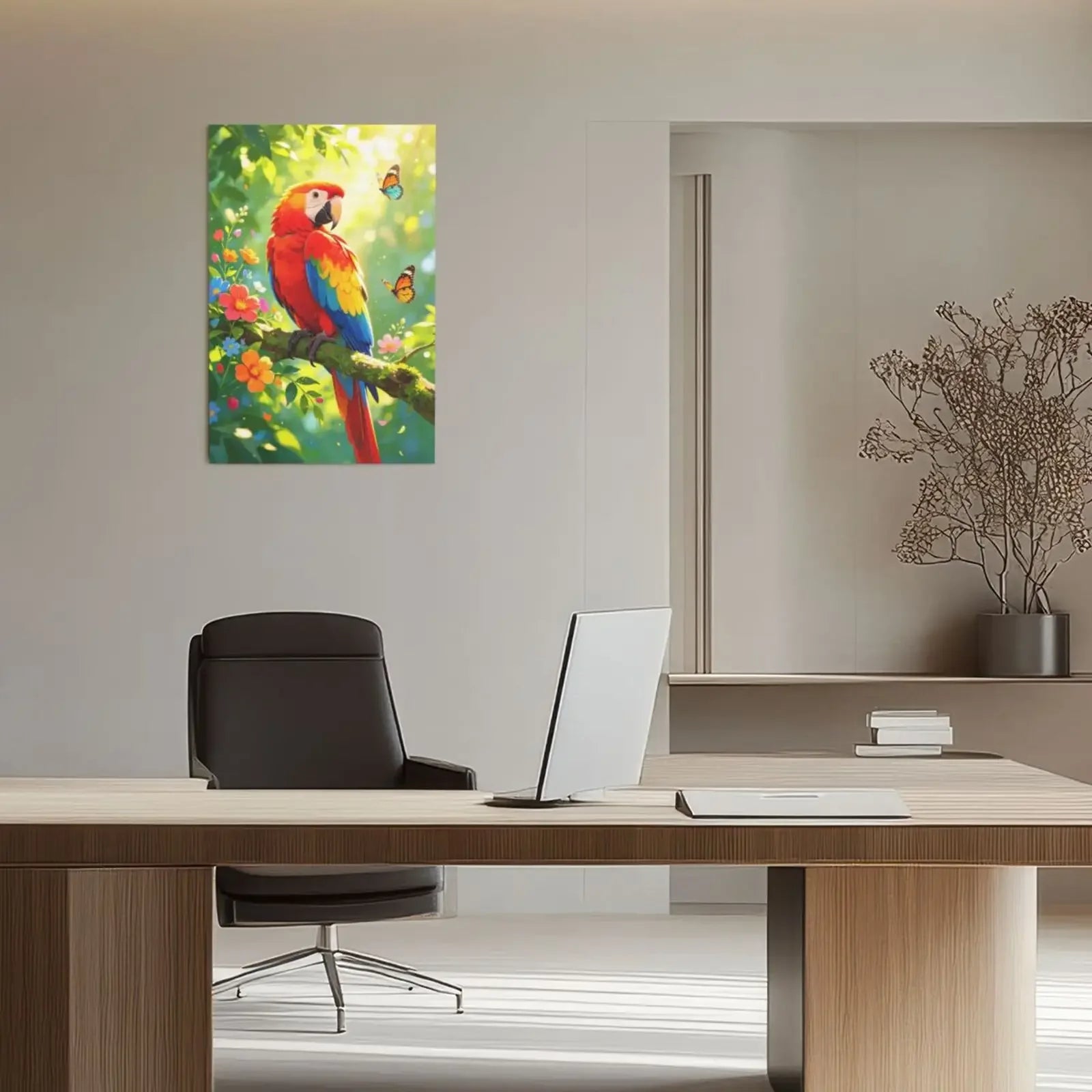 Unframed Poster Wall Art Canvas Print Colorful Animals For Home Living Room Bedroom Decoration Gift
