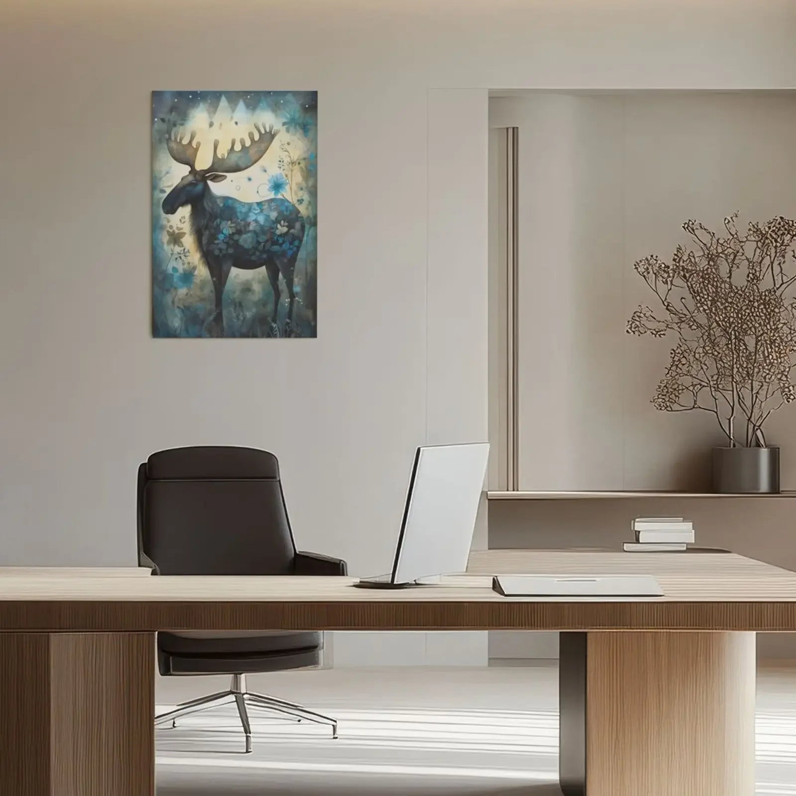 Forest Art Unframed Canvas Print Poster Wall Art for Bedroom Living Room Home Decor & Special Present