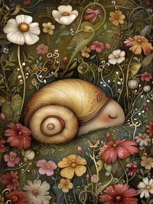 Sleeping Animals Style Unframed Canvas Wall Art Poster Home Decor for Bedroom Living Room & Wonderful Gift