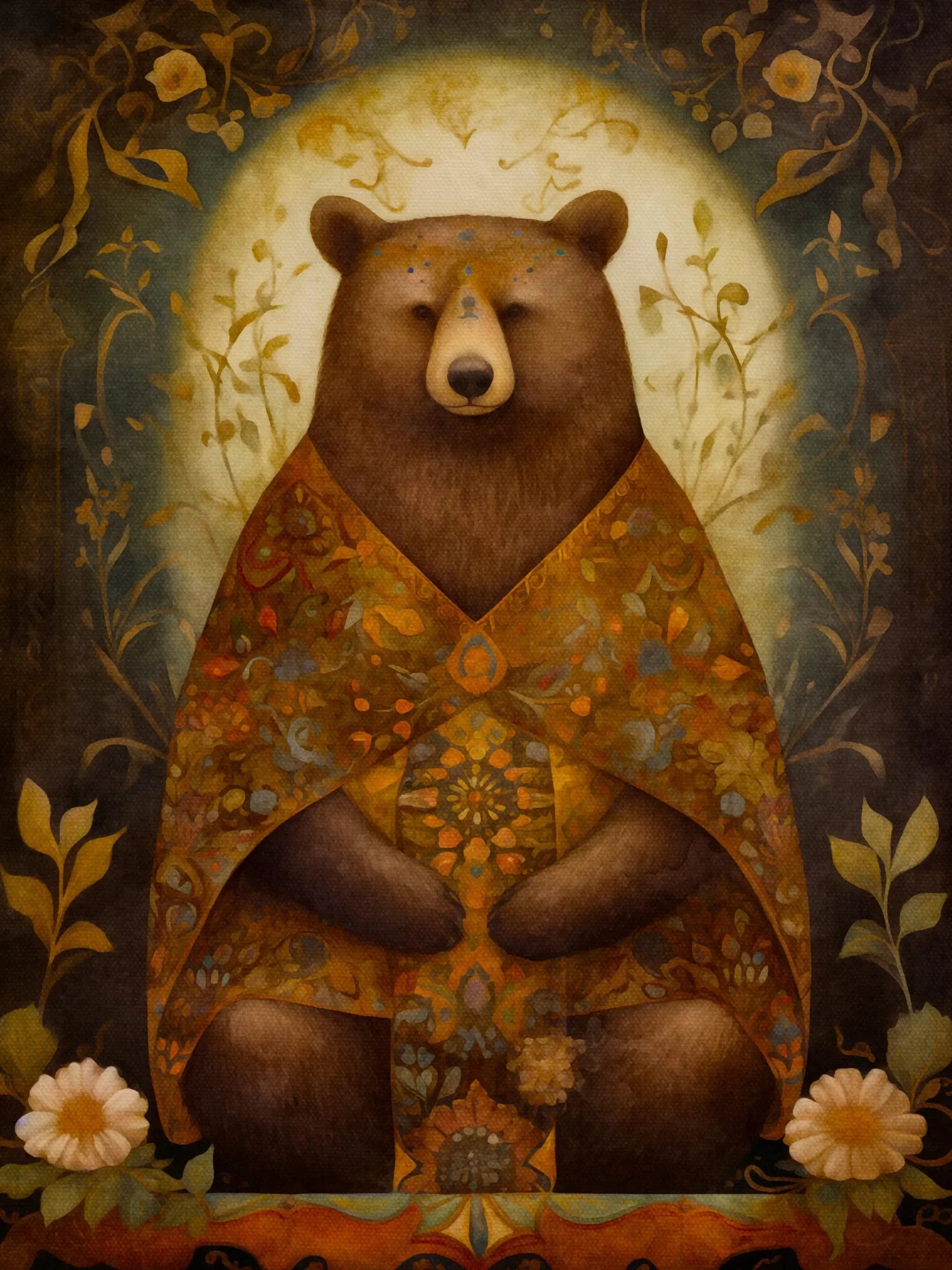 Forest Art Unframed Canvas Print Poster Wall Art for Bedroom Living Room Home Decor & Special Present