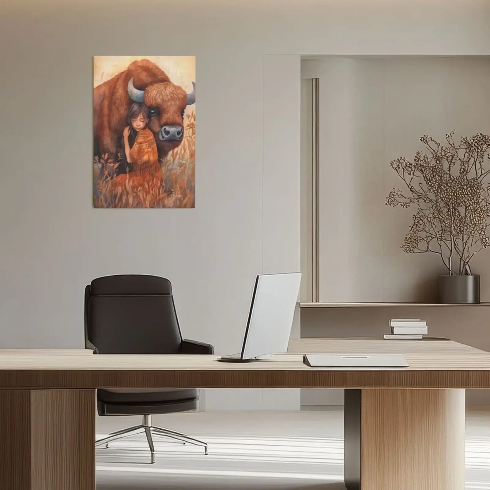 Unframed Canvas Poster Wall Decor Animal Lovers - Art Print For Living Room Bedroom Home Gifts