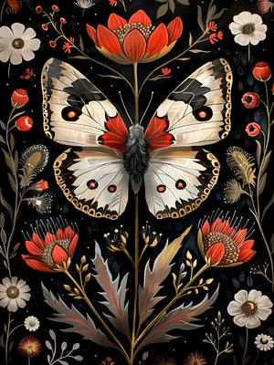 Unframed Wall Decor Art Canvas Print Botanical Bugs Poster For Living Room Bedroom Home Decoration