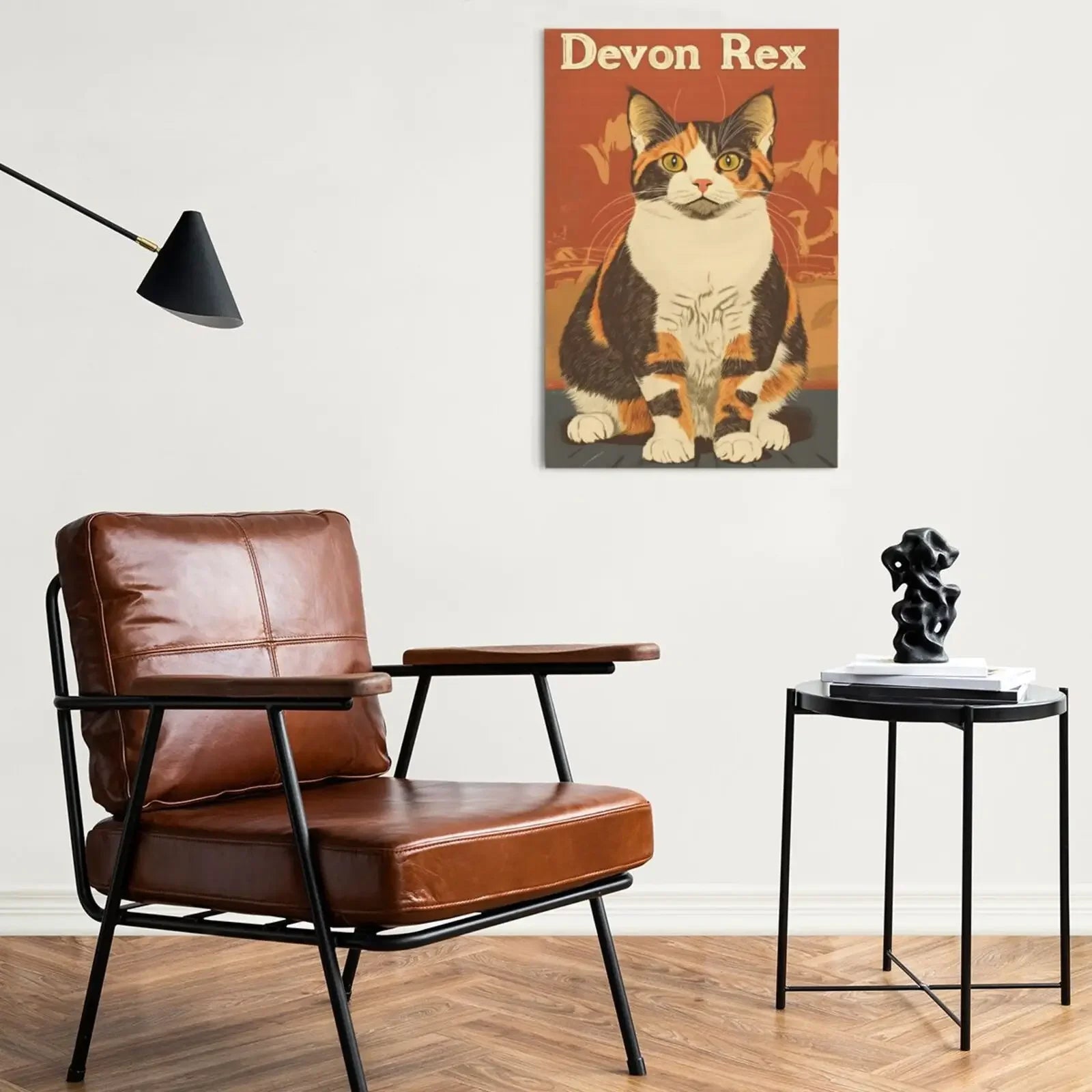 Vintage Types of Cats Style Unframed Canvas Print Wall Art Poster Home Decor for Living Room Bedroom & Fine Gift